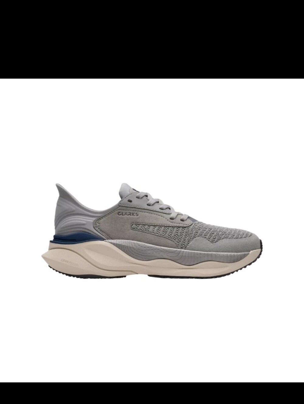 Clarks Pace Men's Podiatrist Approved Walking Shoes - Grey